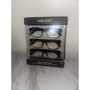 Nine West Premium Reading Glasses 3-Pack Men's +1.50 Strength